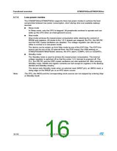 浏览型号STM32F302RC的Datasheet PDF文件第16页