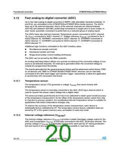 浏览型号STM32F302RC的Datasheet PDF文件第20页