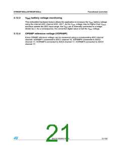 浏览型号STM32F302RC的Datasheet PDF文件第21页