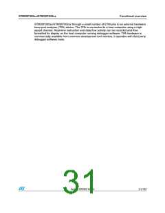 浏览型号STM32F302RC的Datasheet PDF文件第31页