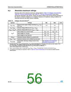浏览型号STM32F302CB的Datasheet PDF文件第56页