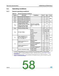 浏览型号STM32F302CB的Datasheet PDF文件第58页