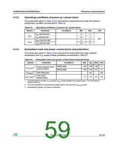 浏览型号STM32F302CB的Datasheet PDF文件第59页