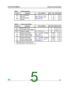 浏览型号STP13NM60N的Datasheet PDF文件第5页