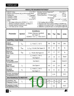 浏览型号TOP221YN的Datasheet PDF文件第10页