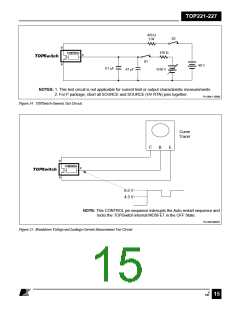 浏览型号TOP221YN的Datasheet PDF文件第15页