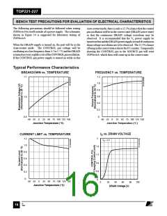 浏览型号TOP221YN的Datasheet PDF文件第16页