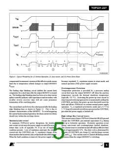 浏览型号TOP221YN的Datasheet PDF文件第5页