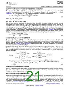 浏览型号TPS43060的Datasheet PDF文件第21页