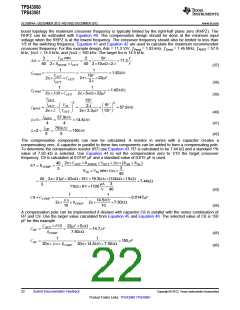 浏览型号TPS43060的Datasheet PDF文件第22页