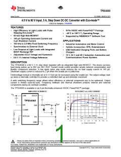 浏览型号TPS54560的Datasheet PDF文件第1页