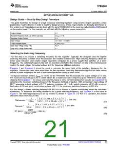 浏览型号TPS54560的Datasheet PDF文件第21页