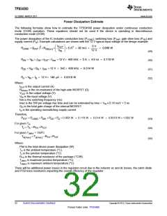 浏览型号TPS54560的Datasheet PDF文件第32页