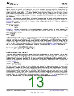 浏览型号TPS54531的Datasheet PDF文件第13页