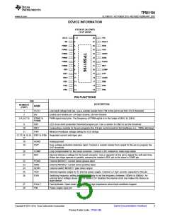 浏览型号TPS61196的Datasheet PDF文件第5页