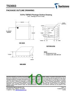 浏览型号TS3003的Datasheet PDF文件第10页