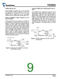 浏览型号TS3003ITD1033TP的Datasheet PDF文件第9页