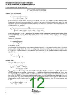 浏览型号UCC3818N的Datasheet PDF文件第12页