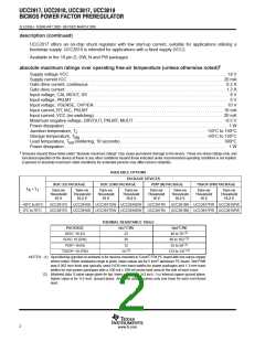 浏览型号UCC3818N的Datasheet PDF文件第2页