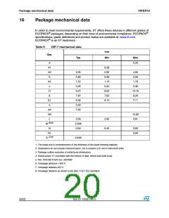 浏览型号VIPER16HD的Datasheet PDF文件第20页