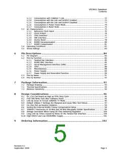 浏览型号VSC8601XKN的Datasheet PDF文件第5页