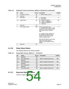 浏览型号VSC8601XKN的Datasheet PDF文件第54页