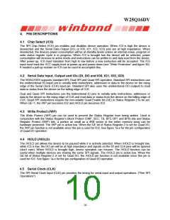 浏览型号W25Q16DVSSIG的Datasheet PDF文件第10页