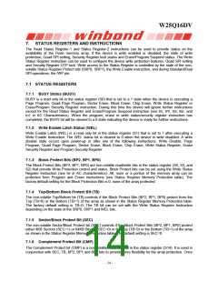 浏览型号W25Q16DVSSIG的Datasheet PDF文件第14页