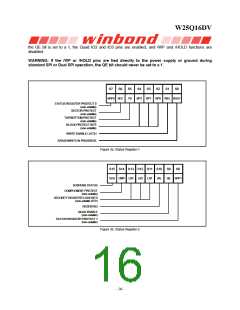 浏览型号W25Q16DVSSIG的Datasheet PDF文件第16页