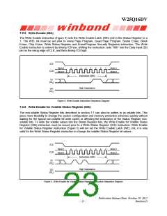 浏览型号W25Q16DVSSIG的Datasheet PDF文件第23页