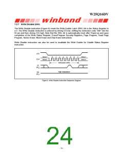 浏览型号W25Q16DVSSIG的Datasheet PDF文件第24页