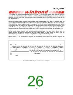 浏览型号W25Q16DVSSIG的Datasheet PDF文件第26页