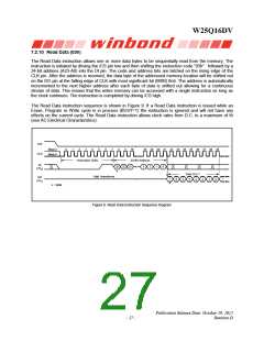 浏览型号W25Q16DVSSIG的Datasheet PDF文件第27页