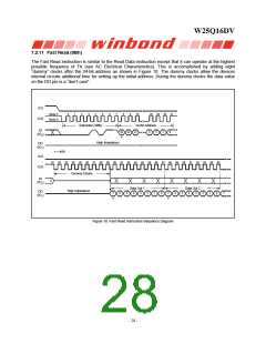 浏览型号W25Q16DVSSIG的Datasheet PDF文件第28页
