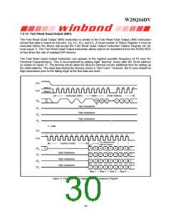 浏览型号W25Q16DVSSIG的Datasheet PDF文件第30页