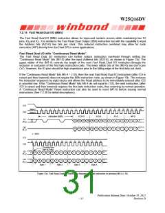 浏览型号W25Q16DVSSIG的Datasheet PDF文件第31页