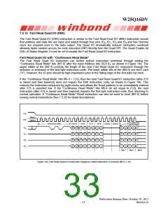 浏览型号W25Q16DVSSIG的Datasheet PDF文件第33页