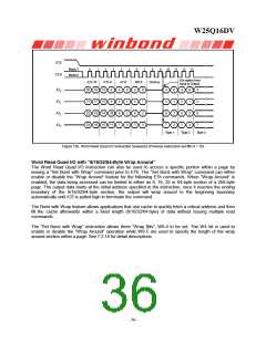 浏览型号W25Q16DVSSIG的Datasheet PDF文件第36页