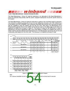 浏览型号W25Q16DVSSIG的Datasheet PDF文件第54页