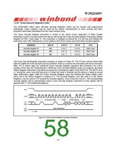 浏览型号W25Q16DVSSIG的Datasheet PDF文件第58页