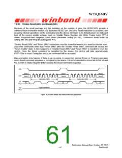 浏览型号W25Q16DVSSIG的Datasheet PDF文件第61页