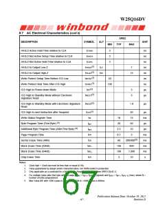 浏览型号W25Q16DVSSIG的Datasheet PDF文件第67页