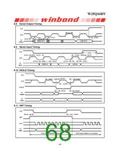 浏览型号W25Q16DVSSIG的Datasheet PDF文件第68页