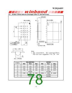浏览型号W25Q16DVSSIG的Datasheet PDF文件第78页