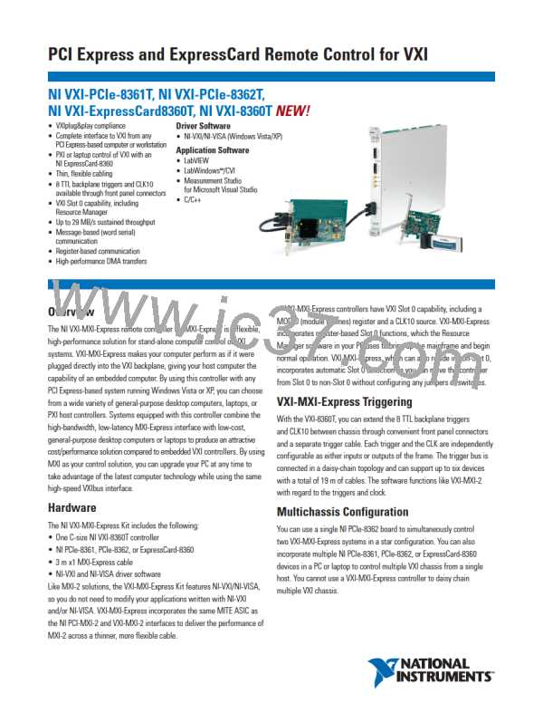 NIVXI-PCIE-8361T图片预览