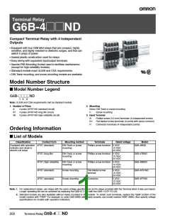 浏览型号G6B-48BND的Datasheet PDF文件第1页