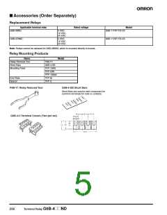 浏览型号G6B-48BND的Datasheet PDF文件第5页