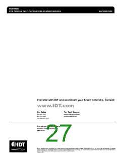 浏览型号ICS932SQ420DGLF的Datasheet PDF文件第27页