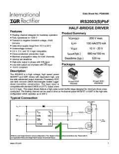 浏览型号IRS2003STRPBF的Datasheet PDF文件第1页