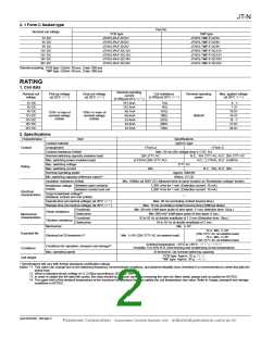浏览型号JTN1AS-PA-F-DC15V的Datasheet PDF文件第2页